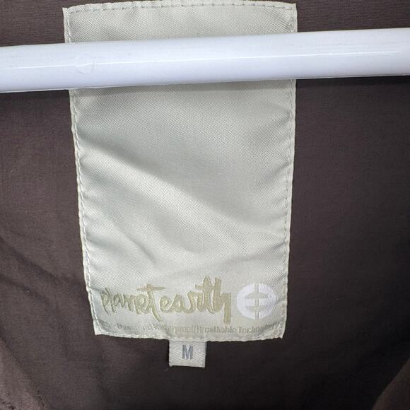 Planet Earth 3 in 1 Vest and Snowboard Jacket Mens Medium Brown Beige - Picture 4 of 16